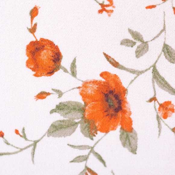 FULL TILT Sleeveless Floral Crop Top Peplum (A5) - Picture 6 of 6